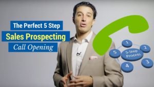 The perfect 5 step sales prospecting call opening