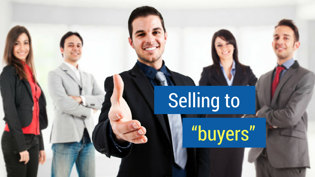 14. Selling to “buyers.”