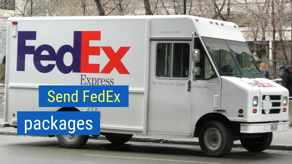 28. Send FedEx packages.