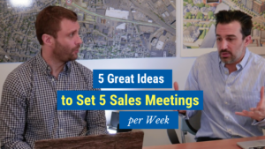 5 Great Ideas to Set 5 Sales Meetings per Week