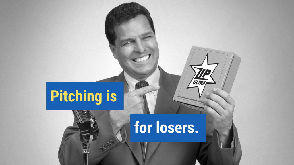 5. Pitching is for losers.