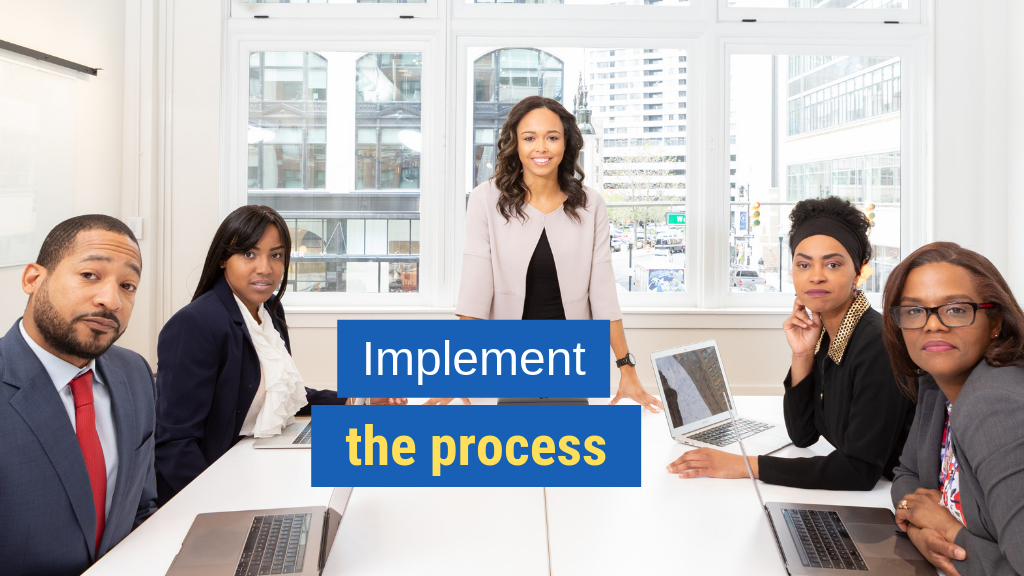 Automated Lead Generation Step #6: Implement the process.
