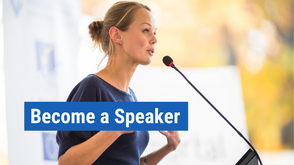 30. Become a speaker.