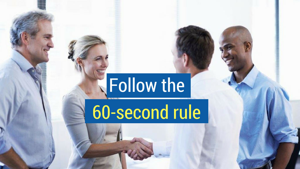 Closing Sales- Follow the 60 second rule