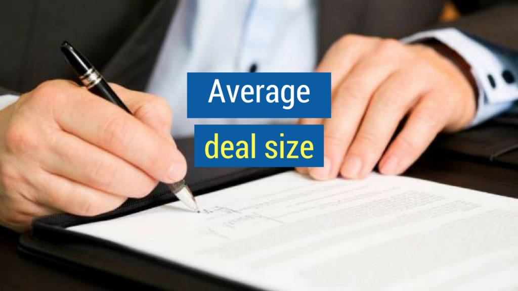 Sales Metrics- average deal size