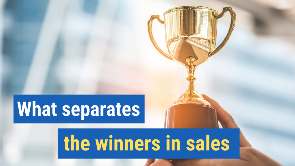 What separates the winners in sales