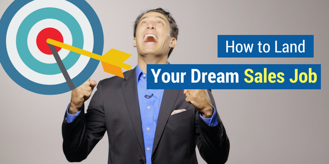 How to land your dream sales job