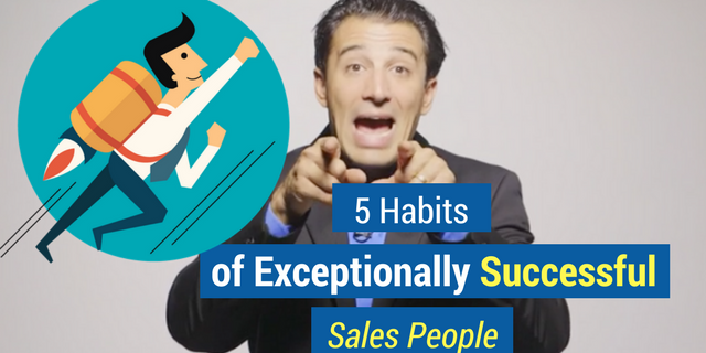 5 habits of successful salespeople