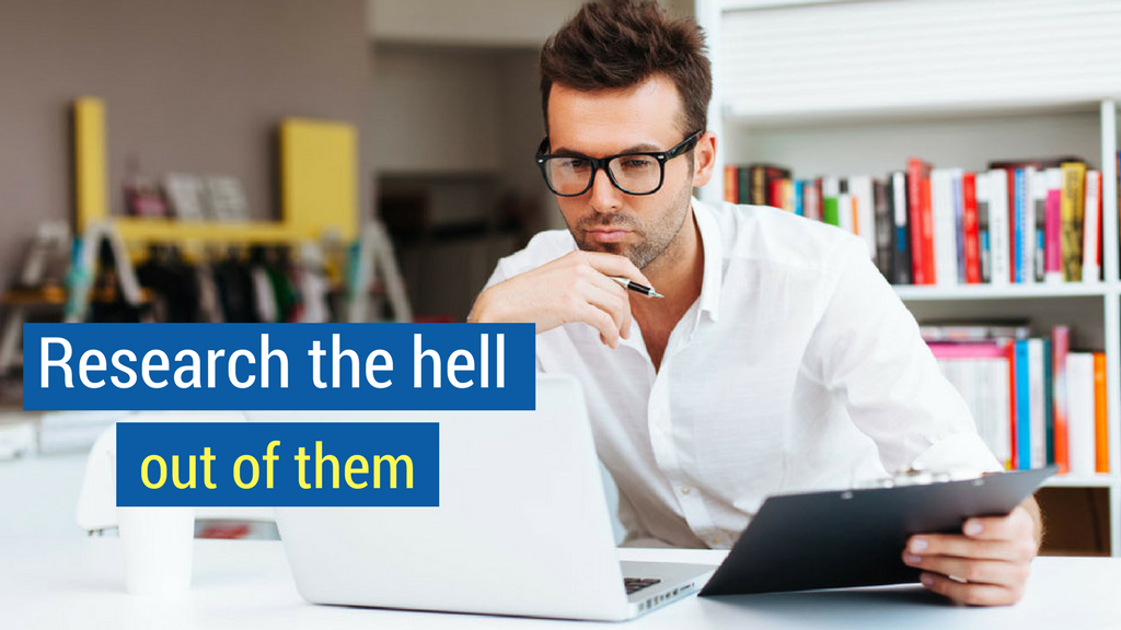 Dream Sales Jobs Tip #5: Research the hell out of them.