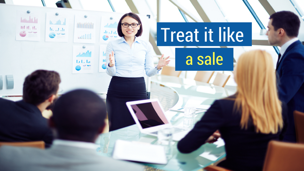 Dream Sales Jobs Tip #4: Treat it like a sale.
