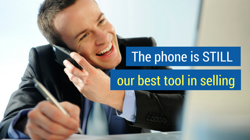 Sales Statistic #7: The phone is STILL our best tool in selling.